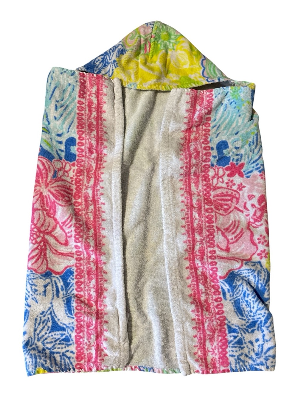 Lilly Pulitzer for Pottery Barn Kids Cheek To Cheek Hooded Bath Beach Towel